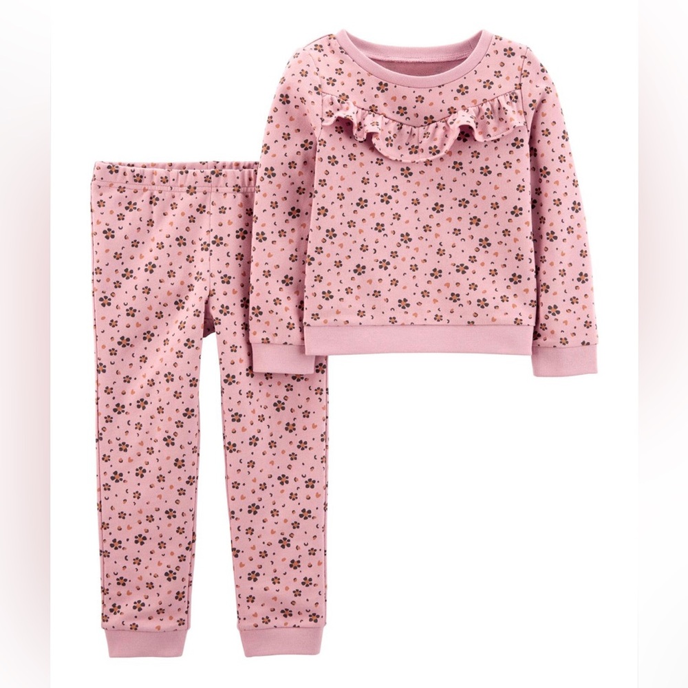 Baby 2-Piece Floral Top & Legging Set 9M